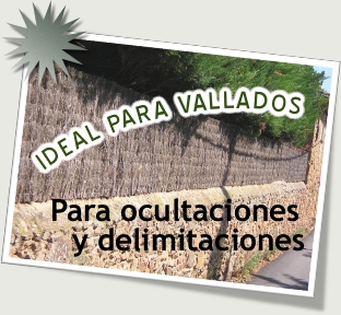 Ideal para vallados: de 3 a 4 cm. de espesor brinda MÁXIMA OCULTACIÓN
